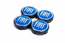 Колпачки на диски 57/55.5 мм красные (комплект 4 шт.) фото 3