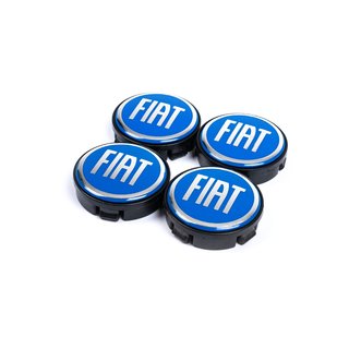 Колпачки на диски 57/55.5 мм красные (комплект 4 шт.) фото 3