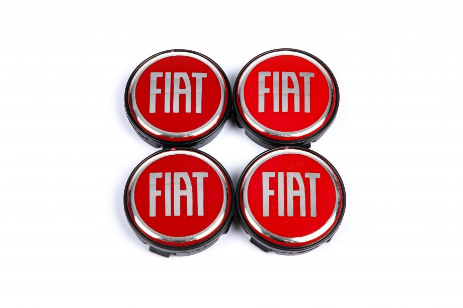 Fiat Ковпачки на диски 57/55.5 мм сині (4 шт) Фото 4