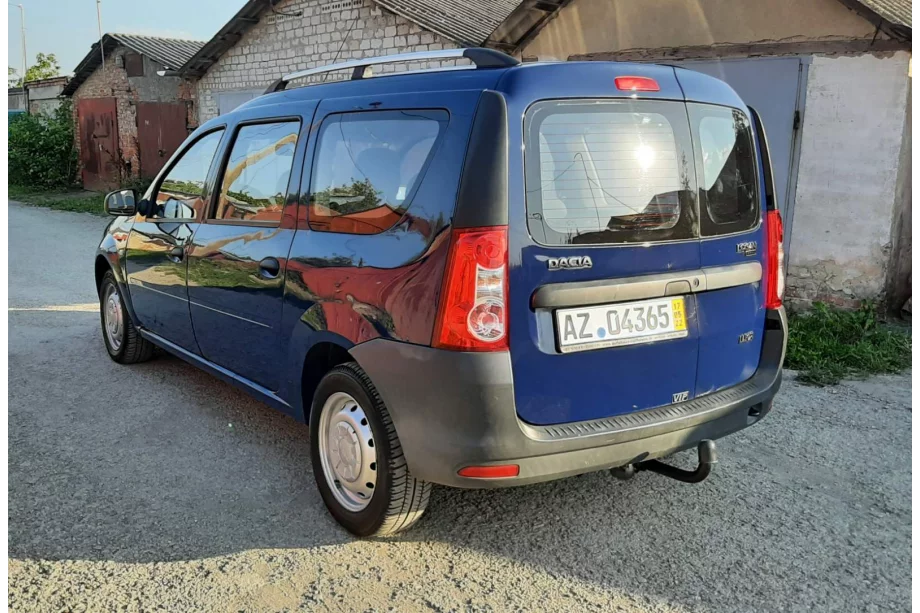 Dacia Logan MCV 2004–2014 Chromen dakrails Foto 3