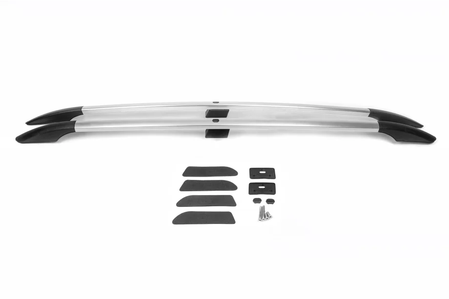 Ford Connect 2002–2006 Barre Tetto Cromate Base Maxi, Piedini in Plastica Foto 10