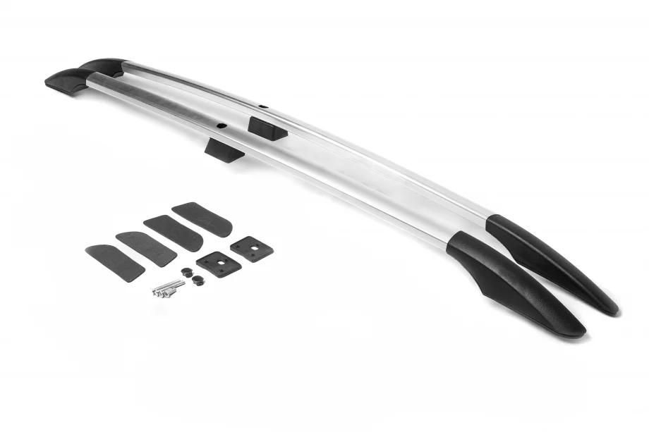 Ford Connect 2002–2006 Barre Tetto Cromate Base Maxi, Piedini in Plastica Foto 11