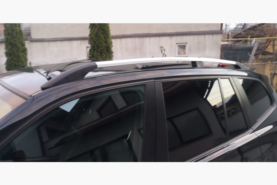 Renault Kangoo/Express 2021- Barras de techo cromadas (para Express) Pata de plástico Foto 3