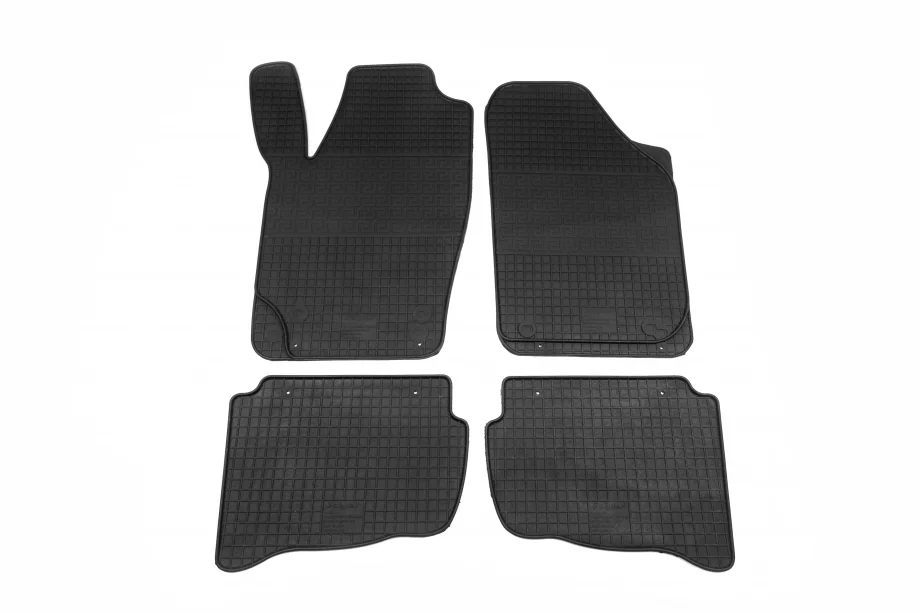 Skoda Fabia 2000-2007 гг. Резиновые коврики (4 шт, Polytep) Фото 5