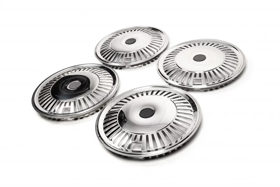 Mercedes Sprinter W907/W910 2018- Capace roti inox Stea (1-cerc, set 4 buc) Foto 3