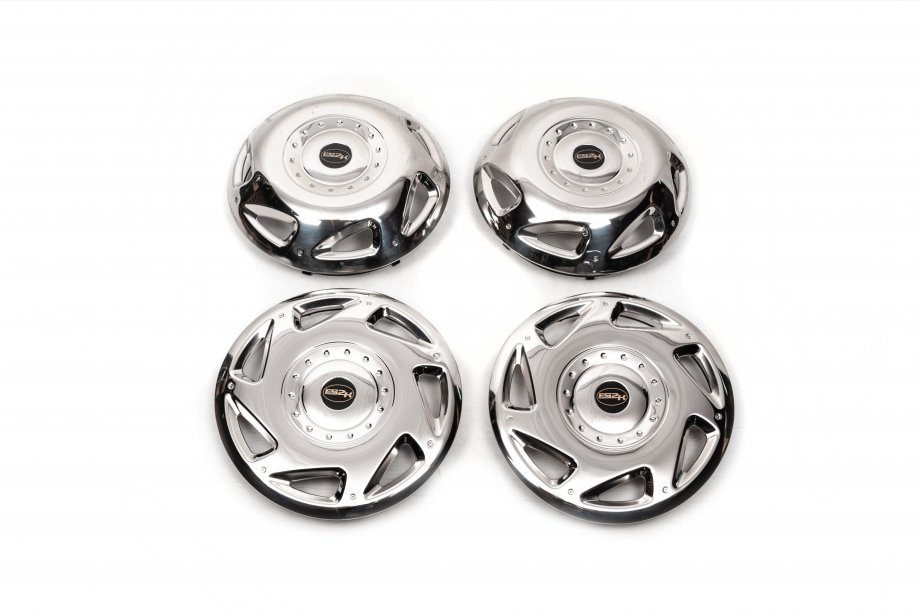 Volkswagen Crafter 2006-2016 Stainless Steel Wheel Covers OEM (2-ring, 4 pcs) Photo 2