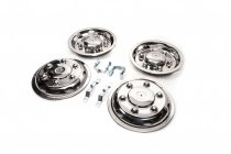 Колпаки из нержавейки Exclusive V2 (2-кольцевые, 4 шт) фото 3