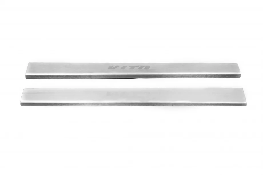 Mercedes Vito W639 2004-2014 Door Sill Covers Laser-Style (2 pcs, Stainless Steel) Photo 8
