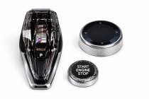 BMW X3 F25 2011-2018 гг. Комплект хрустальных элементов салона (селектор АКПП + кнопки) фото 4