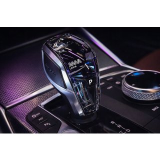 Комплект хрустальных элементов салона (селектор АКПП + кнопки) фото 2