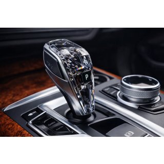 Комплект хрустальных элементов салона (селектор АКПП + кнопки) фото 3