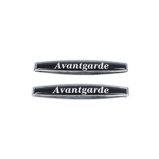 Эмблемы на крылья (2 шт., металл) Mercedes CLK W209 2002-2010 гг. фото 2