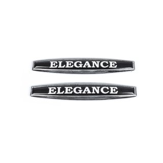 Эмблемы на крылья (2 шт., металл) Mercedes CLK W209 2002-2010 гг. фото 4