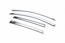 Хромированные Ветровики (4 шт, Корея) фото 3