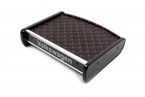 Полка на панель (Черная с красной строчкой) фото 3