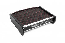 Полка на панель (Черная с красной строчкой) фото 4