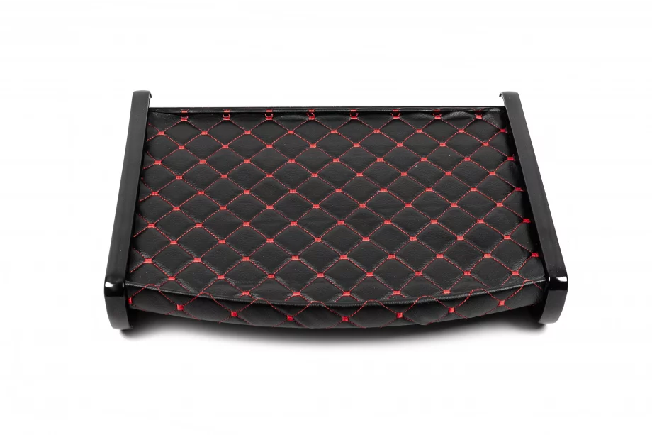 Volkswagen T5 Transporter 2003-2010 Ablage für Armaturenbrett (Schwarz mit roter Naht) Foto 5