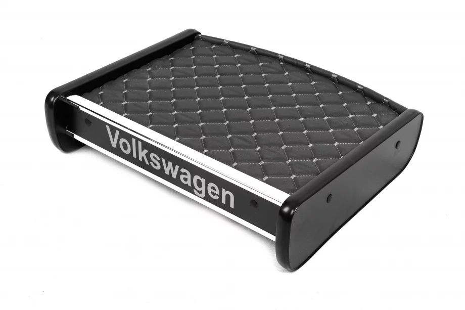 Volkswagen T5 Transporter 2003-2010 Dashboard Shelf (Gray with Gray Stitching) Photo 2