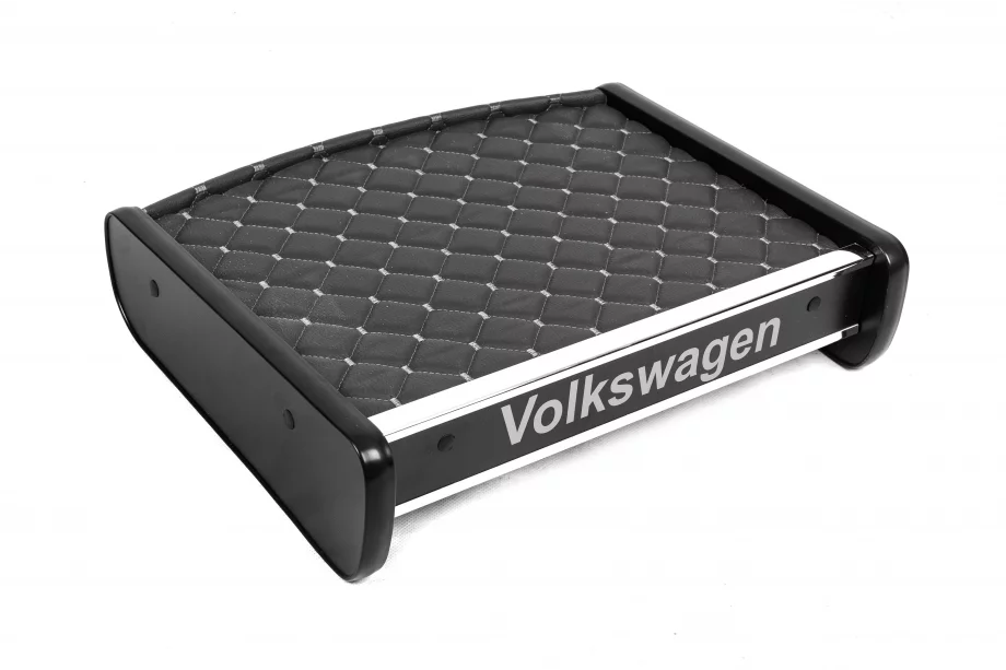 Volkswagen T5 Transporter 2003-2010 Dashboard Shelf (Gray with Gray Stitching) Photo 3