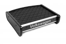 Volkswagen T5 Transporter 2003-2010 рр. Полиця на панель (Чорна з чорною ниткою) фото 3
