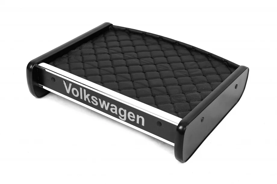 Volkswagen T5 Transporter 2003-2010 гг. Полка на панель (Черная с черной строчкой) Фото 2
