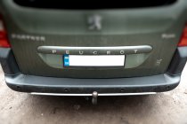 Накладки на задній бампер ABS (пласт.) фото 2