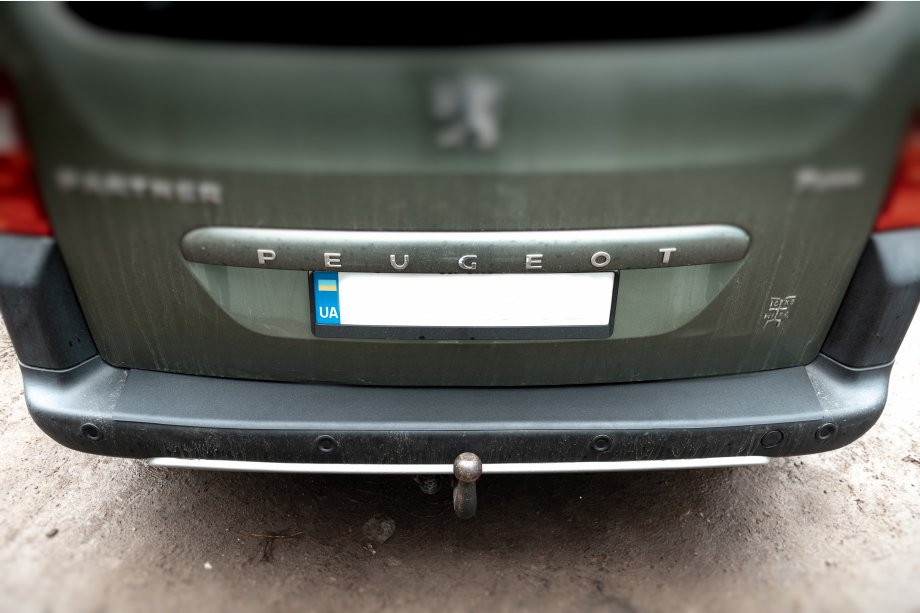 Citroen Berlingo 2008-2018 рр. Накладки на задній бампер ABS (пласт.) Фото 2