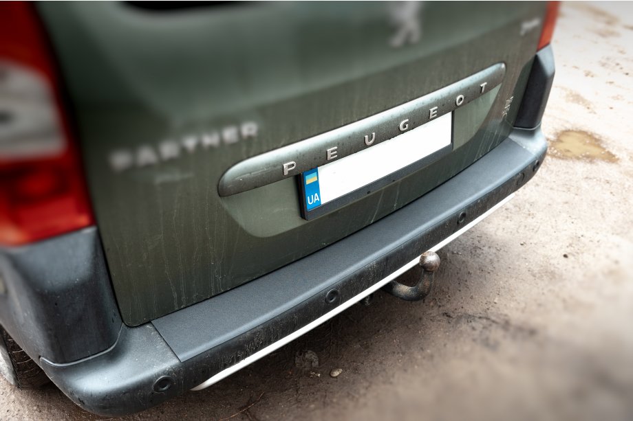 Citroen Berlingo 2008-2018 рр. Накладки на задній бампер ABS (пласт.) Фото 3