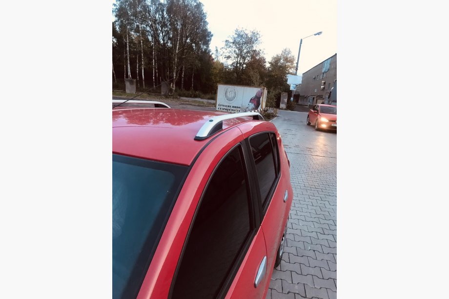 Renault Sandero 2013-2022 Roof Rails Skyport (matte grey) Photo 8