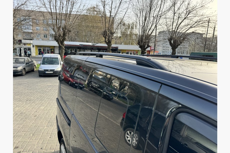 Citroen Jumpy 2007-2017 рр. Рейлінги Skyport (чорні) Стандартна база Фото 6