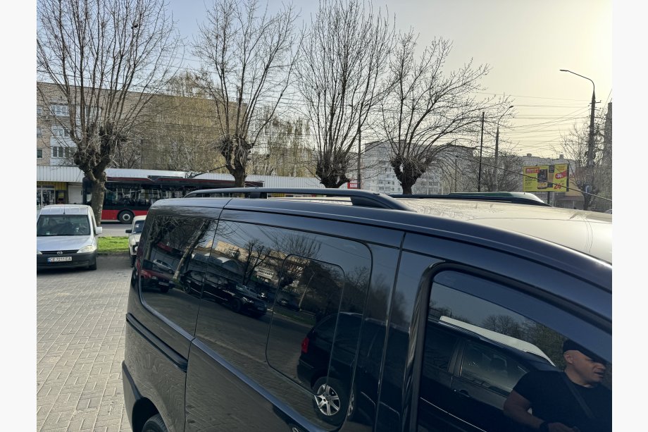 Citroen Jumpy 2007-2017 рр. Рейлінги Skyport (чорні) Стандартна база Фото 7