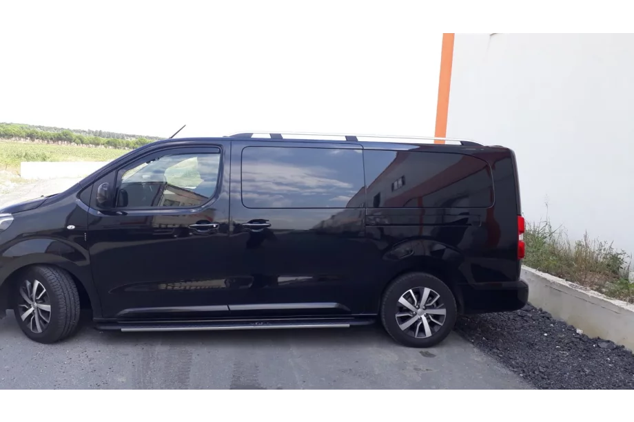 Opel Zafira Life 2019- гг. Рейлинги Skyport (серебристые) Средняя Колесная База Фото 2
