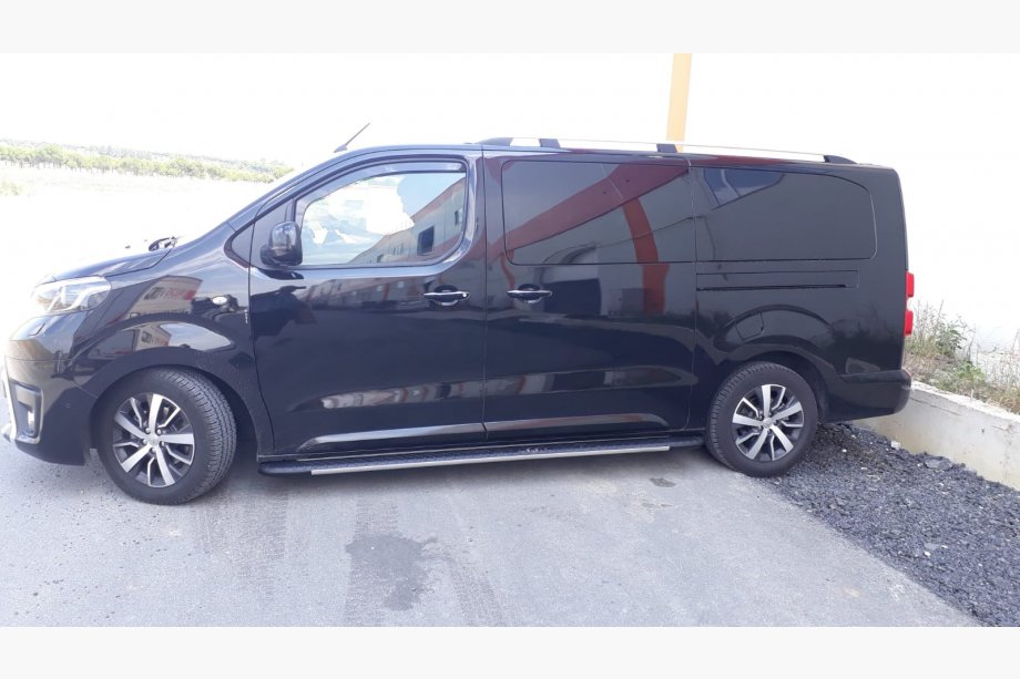 Peugeot Expert 2017- гг. Рейлинги Skyport (серые) Короткая база Image