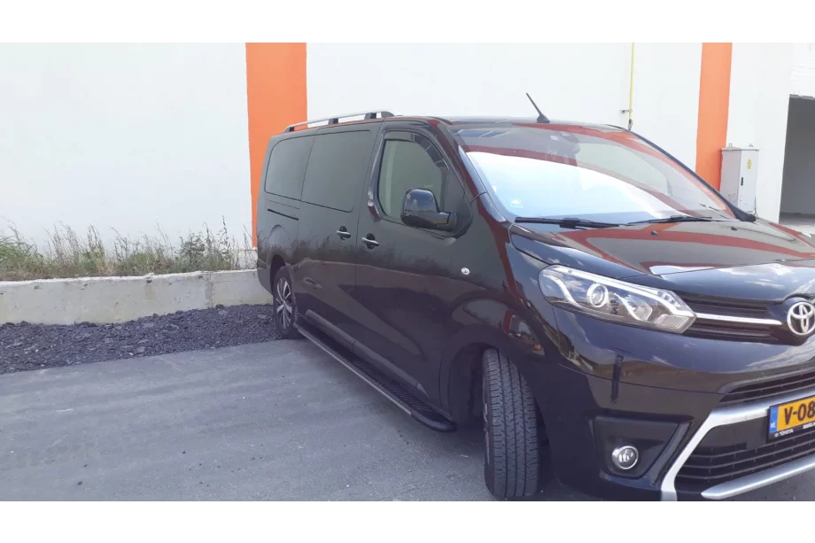 Opel Zafira Life 2019- гг. Рейлинги Skyport (серебристые) Средняя Колесная База Фото 9