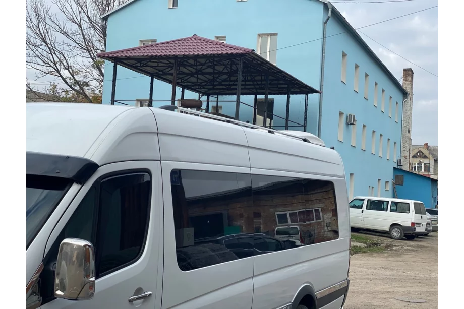 Iveco Daily 2006-2014 рр. Рейлінги DD (2 шт., алюм) 340 см, Хром Фото 18