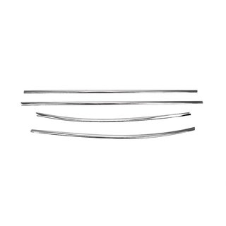 Нижние молдинги окон нержавейка Mitsubishi L200 2015-2024 гг. фото 2