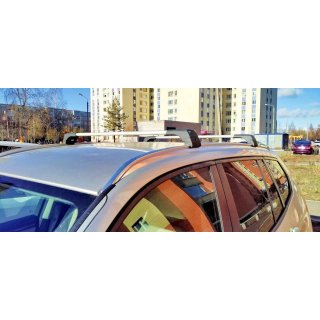 Toyota Fortuner 2015- рр. Багажник (поперечины) на интегрированные рейлинги Skybar V2 120 см (2 шт)