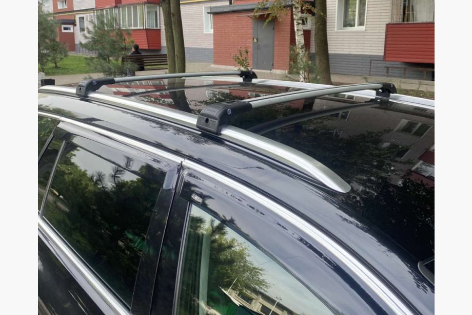 BMW X1 Поперечный багажник на рейлинги WingBar v2 Image