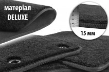 Текстильные коврики Deluxe (Черный) фото 1 Текстильные коврики Deluxe (Черный) фото 1