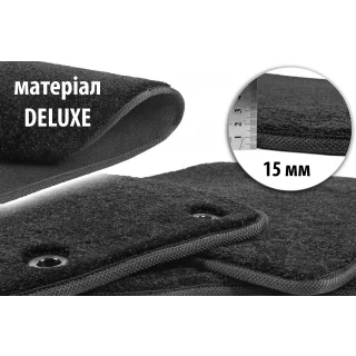 Текстильные коврики Deluxe (Черный)