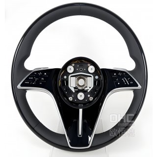 Mercedes CLA C117 2013-2019 рр. Руль Maybach-Style (черный + черные кнопки, 3pin)