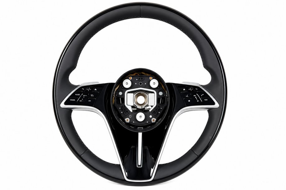 Mercedes E-class coupe C238 2016–2024 Volan Maybach-Style (črn + črni gumbi, 3-pin) Image