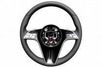 Mercedes E-class coupe C238 2016–2024 Volan Maybach-Style (črn + sivi gumbi, 3-pin) fotografija 1
