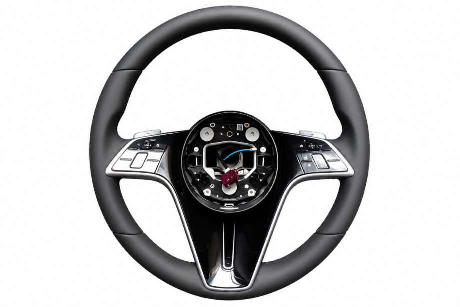 Mercedes E-class coupe C238 2016–2024 Volan Maybach-Style (črn + sivi gumbi, 3-pin) Image