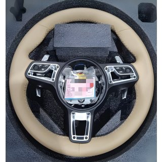 Porsche 911 2012-2018 рр.Руль (2012-2014, Бежевый)