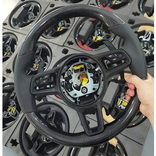 Porsche 911 2012-2018 рр.Руль (2012-2014, Карбон + черный)