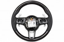 Porsche Panamera 2009-2016 гг. Руль (Карбон + Серый) фото 1