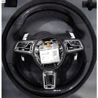 Porsche 911 2012-2018 рр.Руль (2012-2014, Карбон + серый)