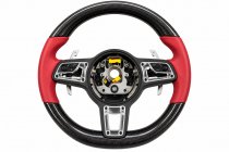 Porsche 911 (997) 2004–2012 гг. Руль (2008-2012, Карбон + Красный) фото 1