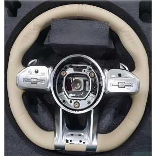 Mercedes S-сlass W221 Руль AMG-Style (бежевый)